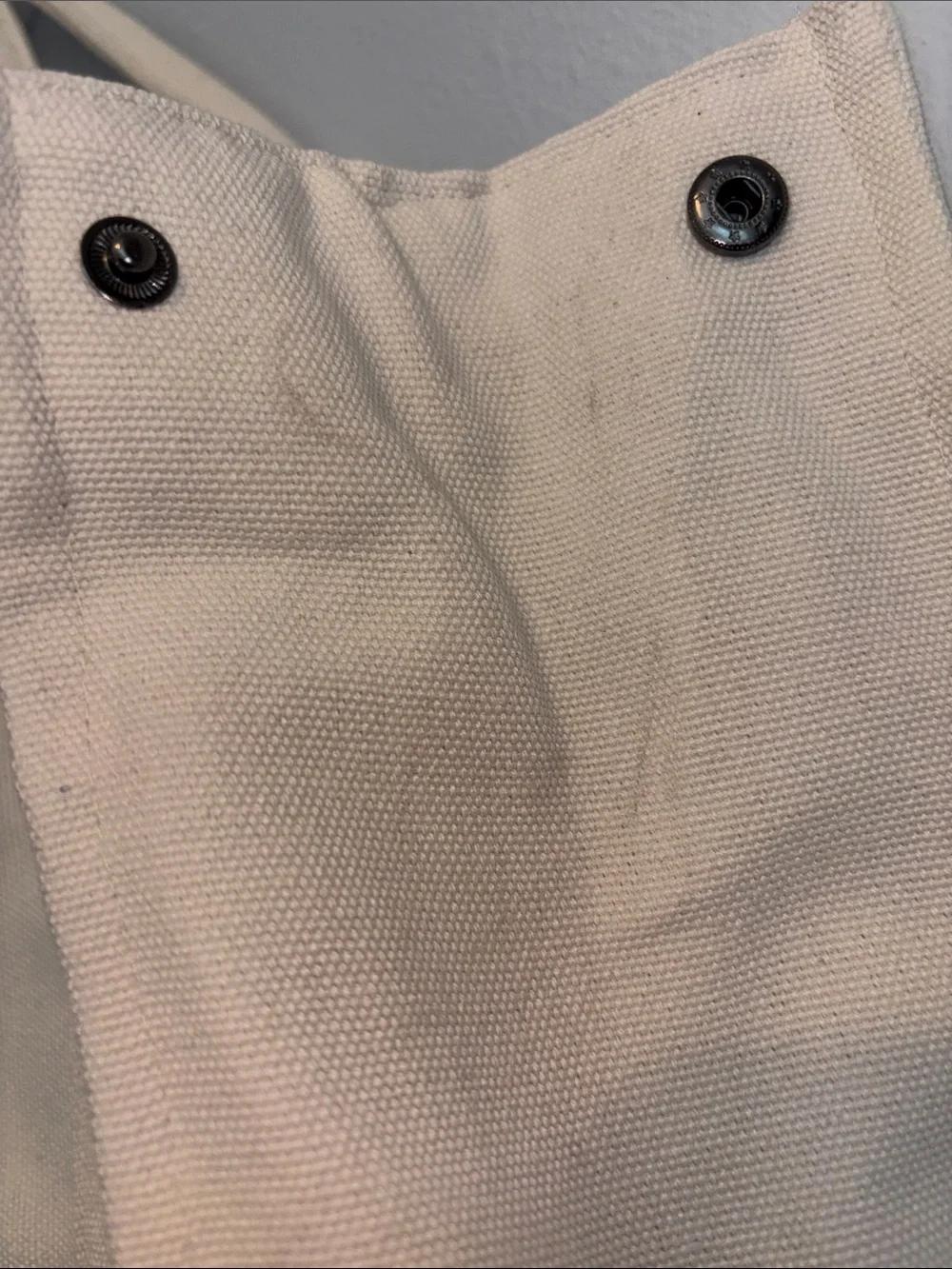 Cream Canvas Tote Bag